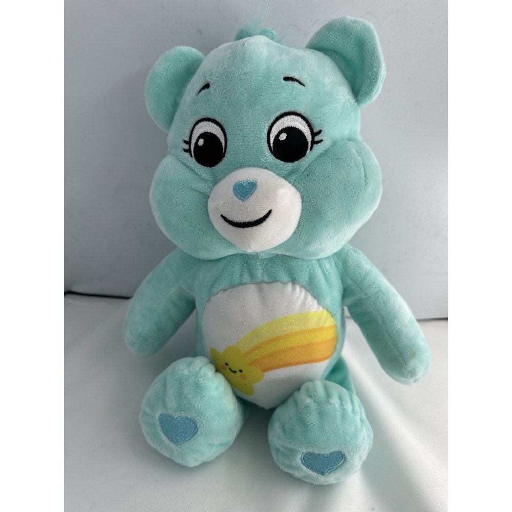 Care Bears 10" Plush Wish Bear Shooting Star Light Blue Soft